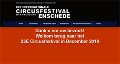Desktop Screenshot of circusfestival.com